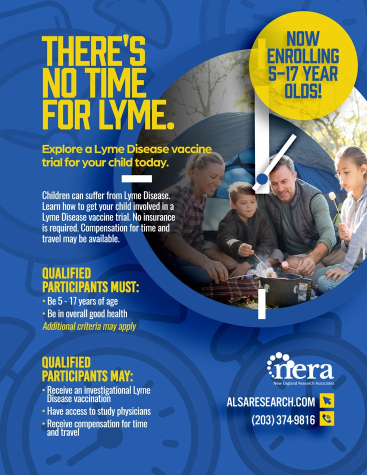 Lyme Disease Pfizer clinical study flyer