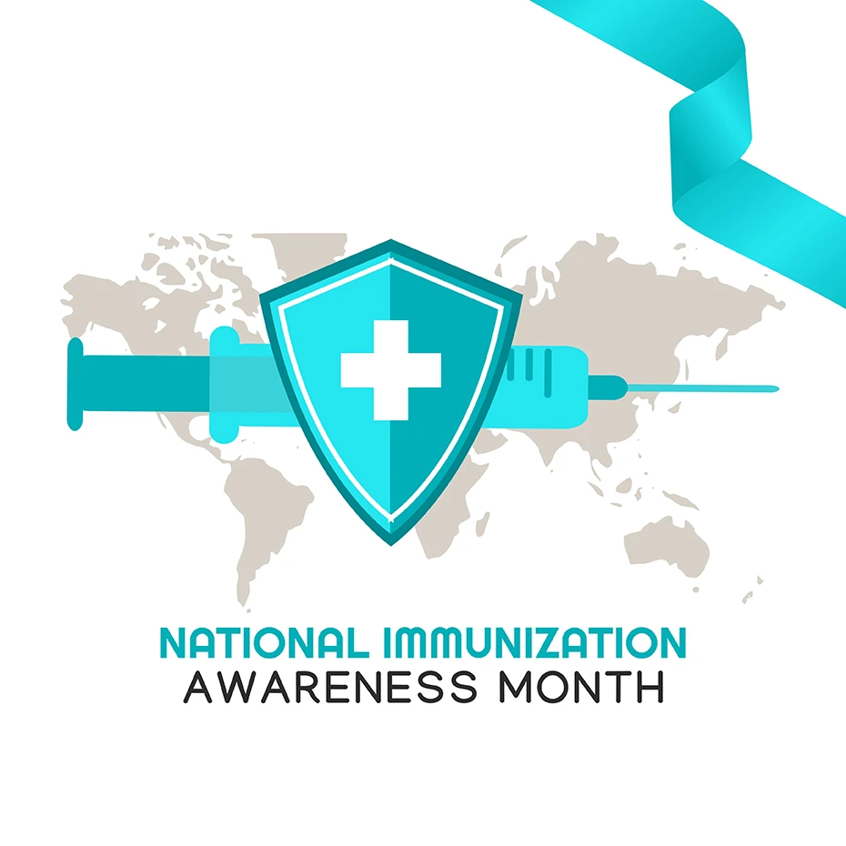 National Immunization Awareness Month graphic