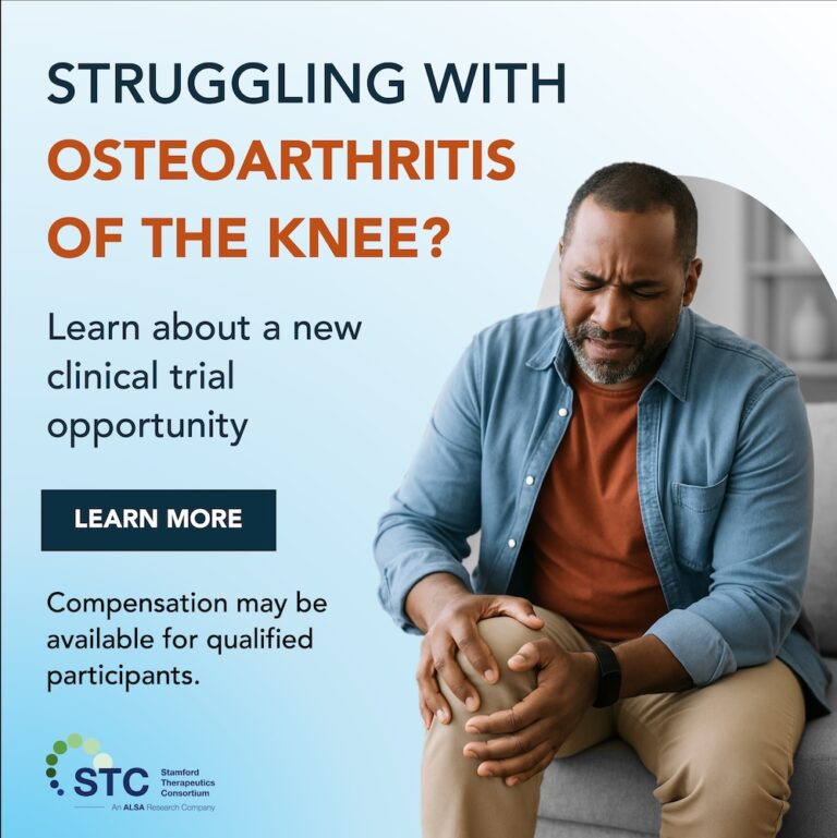 Osteoarthritis of the knee clinical trial